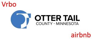 Ottertail County logo for VRBO and AIRBNB