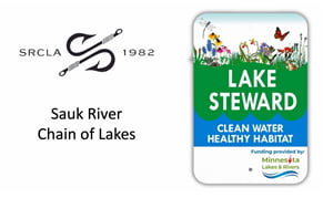 Sauk River Chain of Lakes logo and Lake Steward logo